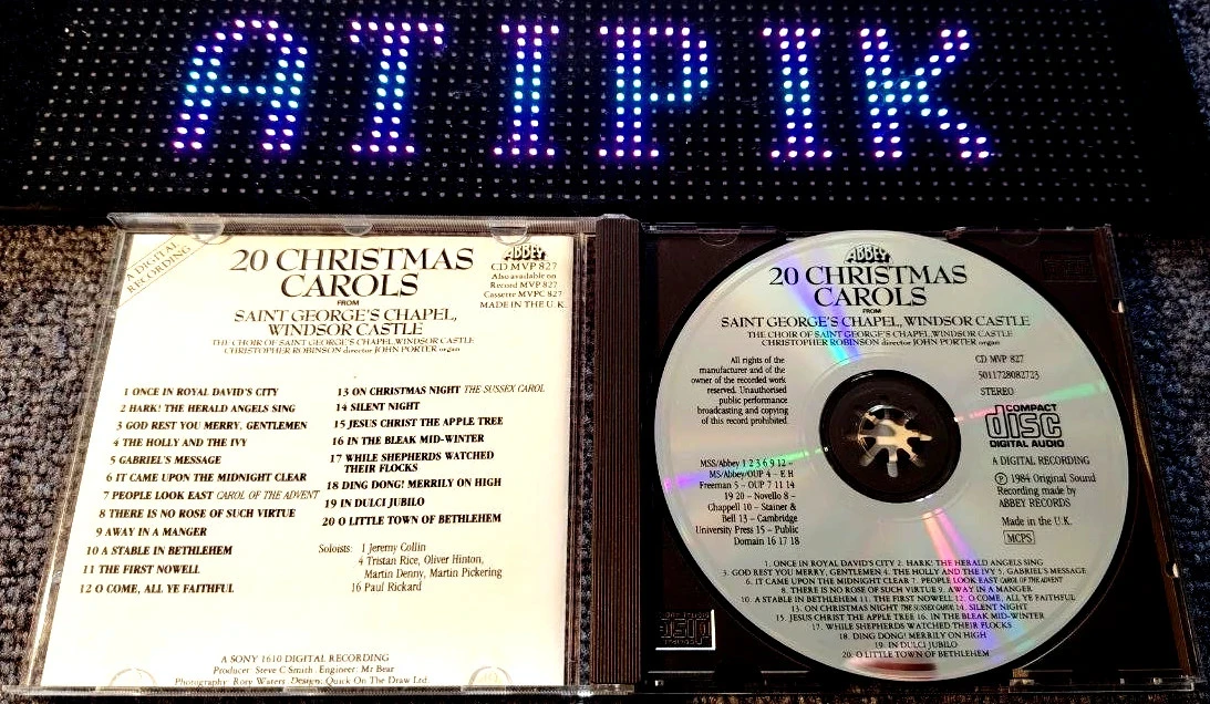🎄 20 Royal Christmas Carols From Windsor Castle - Collector Cd Uk Unfindable 🏰 – photo 3